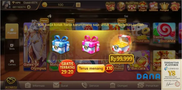 RP777 Bonus Member Baru 100%